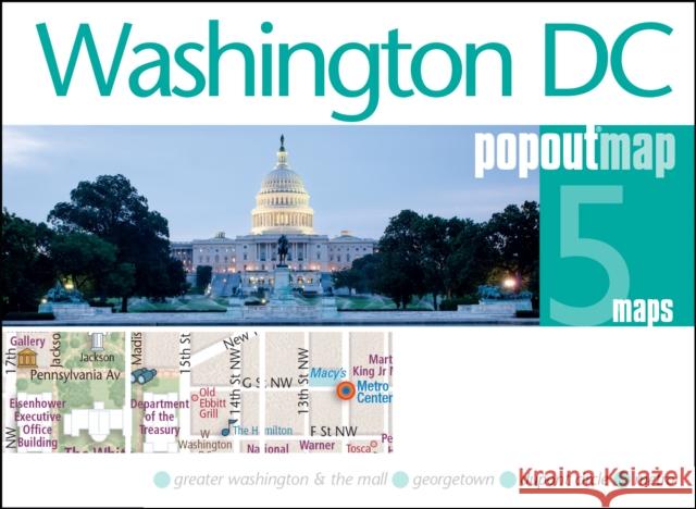 Washington DC PopOut Map  9781914515316 Heartwood Publishing