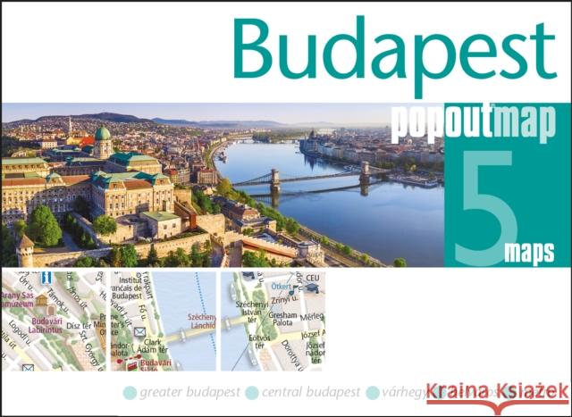 Budapest PopOut Map  9781914515699 Heartwood Publishing