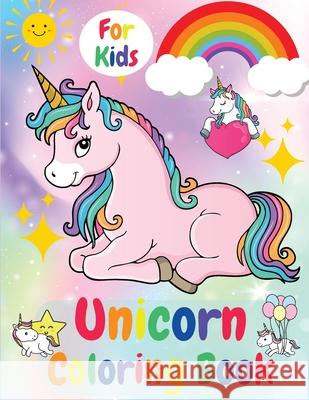 Unicorn Coloring Book For Kids: Ages 4 -8 Activity Book for kids, Educational Children's Workbook Venezia, Manlio 9781915061065 Manlio Venezia