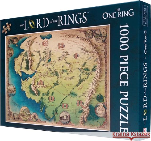 The One Ring: Map of Eriador 1000 Piece Jigsaw Puzzle Francesco Mattioli 9781915530042 Galileo Publishers