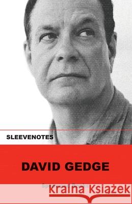 Sleevenotes David Gedge 9781915858399