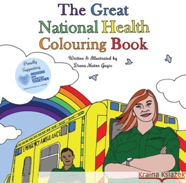 The Great National Health Colouring Book Diana Matos Gagic 9781916007277 Crafty Birdie Designs