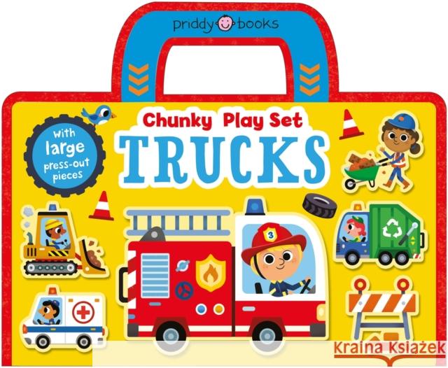 Chunky Play Set Trucks: With large press-out pieces Priddy Books 9781916745254 Priddy Books