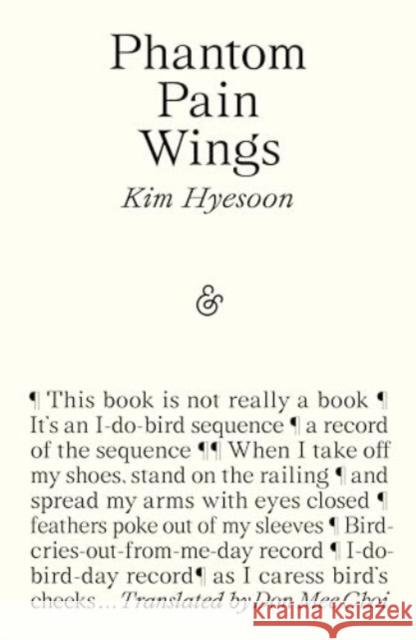 Phantom Pain Wings Kim Hyesoon 9781916751200