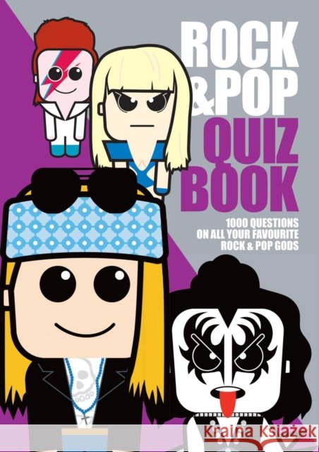Rock & Pop Quiz Book twocan design 9781916755581