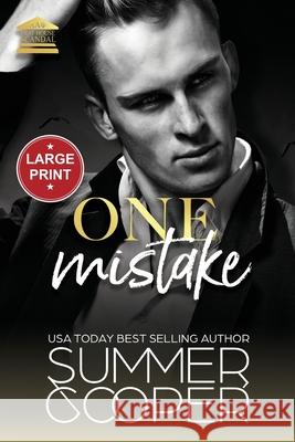 One Mistake: A Second Chance New Adult Romance (Large Print) Summer Cooper 9781917075619 Lovy Books Ltd