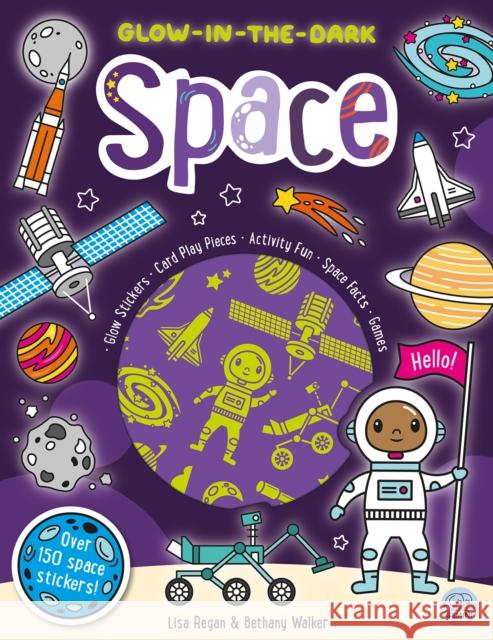 Glow-in-the-Dark Space Sticker Activity Lisa Regan 9781917082570 Gemini Books Group Ltd