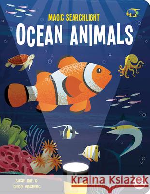 Magic Searchlight - Ocean Animals Susie Rae Diego Vaisberg 9781917082693 Gemini Children's