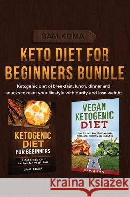 Keto Diet for Beginners Bundle: Ketogenic diet of breakfast, lunch, dinner and snacks to reset your lifestyle with clarity and lose weight Sam Kuma 9781922301529 Sam Kuma