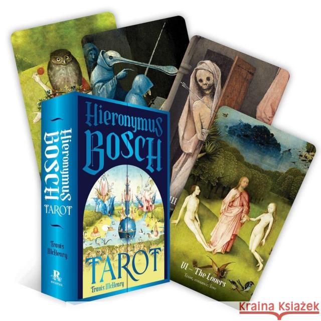 The Hieronymus Bosch Tarot: 78 Cards and 112-Page Guidebook McHenry Travis 9781922579652 Rockpool Publishing