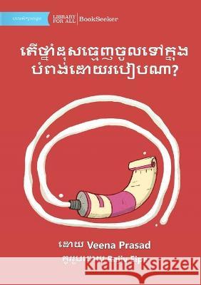 How Does The Toothpaste Get Into The Tube? - តើថ្នាំដុសធ្មេញចូលទៅក្& Veena Prasad Rajiv Eipe  9781922876171 Library for All