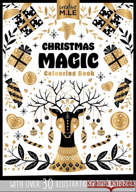 Christmas Magic Colouring Book Creative Mile 9781923091511 Five Mile Us