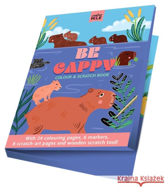 Be Cappy Colour and Scratch Book Creative Mile 9781923091795 Five Mile Us