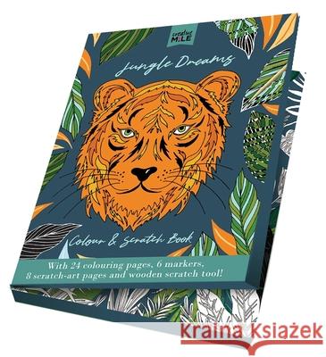 Jungle Dreams Colour and Scratch Book Creative Mile 9781923091849 Five Mile Us