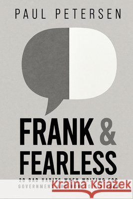Frank & Fearless Paul Petersen 9781923441248