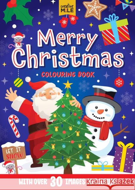 Merry Christmas Colouring Book Creative Mile 9781923457058 Five Mile