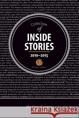 Collection of Inside Stories 2010 - 2015 Matthew Burgess 9781925406085 D & M Fancy Pastry