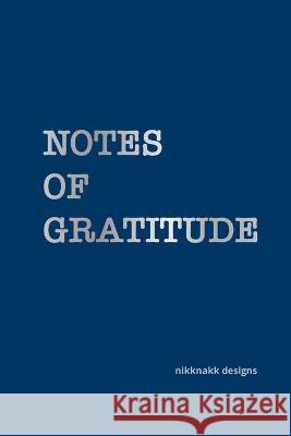 notes of gratitude Nikknakk Designs 9781925422238