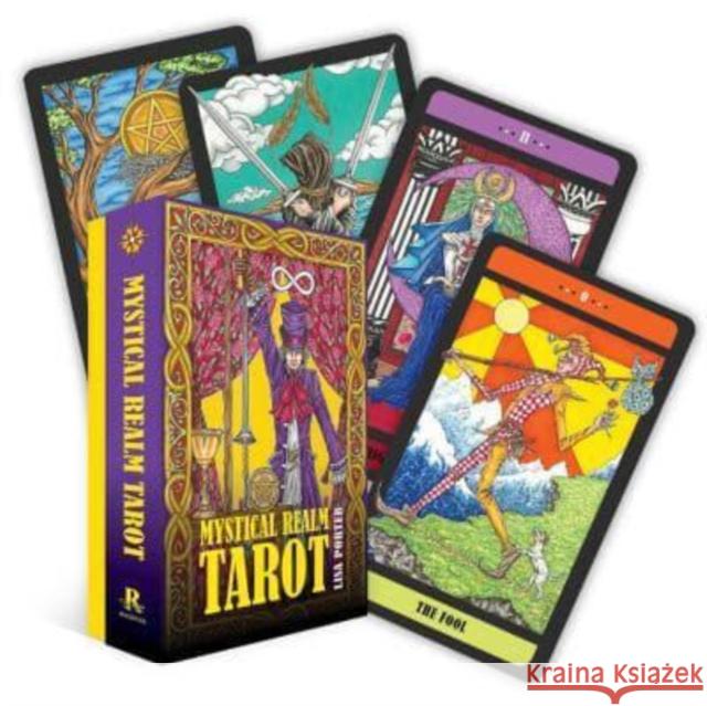 Mystical Realm Tarot: 78 Full-Color Cards and 96-Page Guidebook Porter Lisa 9781925946567 Rockpool Publishing