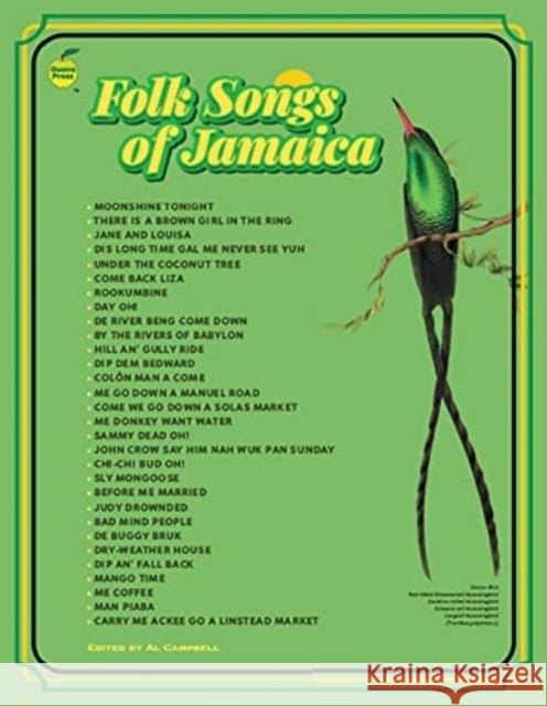 Folk Songs of Jamaica Al Campbell   9781927395950 Blue Tang Ltd