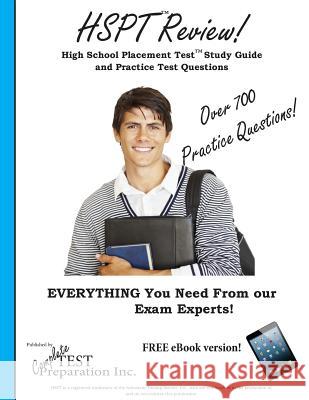HSPT Review! High School Placement Test Study Guide and Practice Test Questions Complete Test Preparation Inc   9781928077848 Complete Test Preparation Inc.