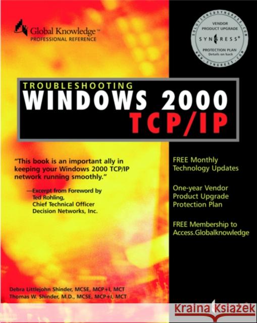 Troubleshooting Windows 2000 TCP/IP Syngress 9781928994114 Syngress Media,U.S.