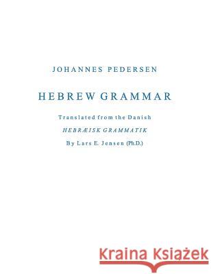 Hebrew Grammar Lars E. Jensen 9781929496006 Rutherford Resources