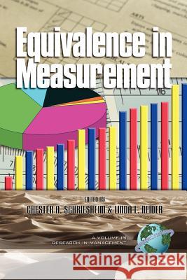 Equivalence in Measurement (PB) Schriesheim, Chester 9781930608887