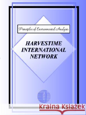 Environmental Analysis Harvestime International Network 9781930703162 Harvestime International Institute