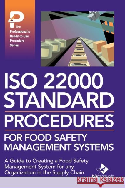ISO 22000 Standard Procedures for Food Safety Management Systems  9781931591430 ANDERSON INVESTER'S SOFTWARE, INCORPORATED