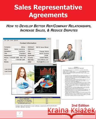 Sales Representative Agreements, 2nd Edition Lawrence Harte Robert Belt  9781932813241 Discovernet