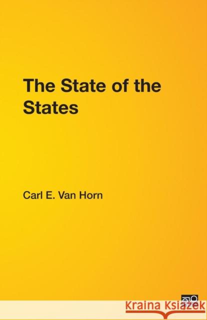 The State of the States Carl E. Va 9781933116525 CQ Press