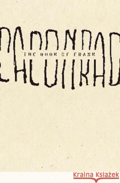 The Book of Frank CAConrad 9781933517490 Wave Books