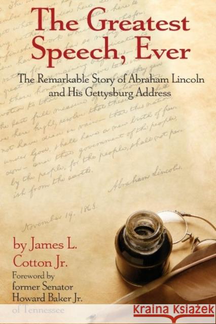 The Greatest Speech Ever Cotton, James L. 9781933909929