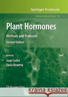 Plant Hormones: Methods and Protocols Cutler, Sean 9781934115329