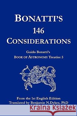 Bonatti's 146 Considerations Guido Bonatti 9781934586075