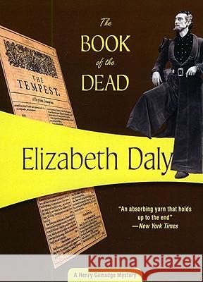 The Book of the Dead Elizabeth Daly 9781934609569