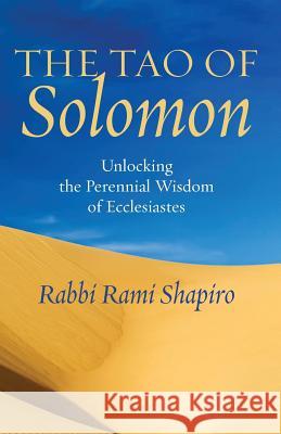 The Tao of Solomon: Unlocking the Perennial Wisdom of Ecclesiastes Rami Shapiro 9781934730683