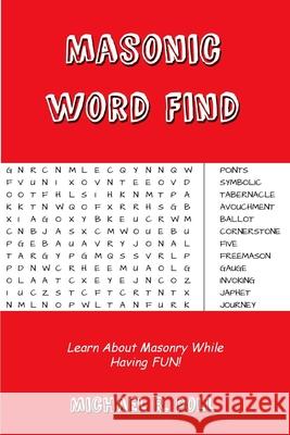 Masonic Word Find Michael R Poll 9781934935385 Cornerstone Book Publishers