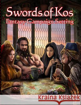 Swords of Kos Fantasy Campaign Setting Michael O. Varhola Jim Clunie Brendan Cass 9781935050742 Skirmisher Publishing