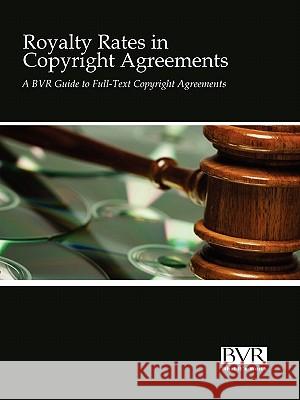 Royalty Rates in Copyright Agreements Randy Cochran 9781935081425 Business Valuation Resources