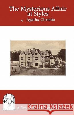The Mysterious Affair at Styles Agatha Christie 9781935774303 Resurrected Press