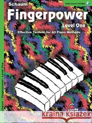 Fingerpower - Level 1 Book/Online Audio Schaum, John W. 9781936098927 Schaum Publications