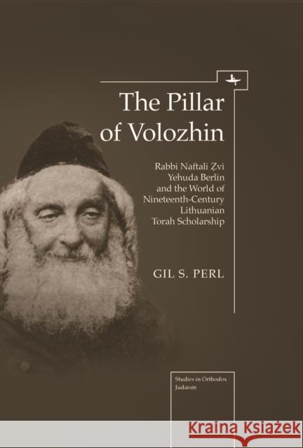 The Pillar of Volozhin: Rabbi Naftali Zvi Yehuda Berlin and the World of Nineteenth Century Lithuanian Torah Scholarship Perl S., Gil 9781936235704 Academic Studies Press