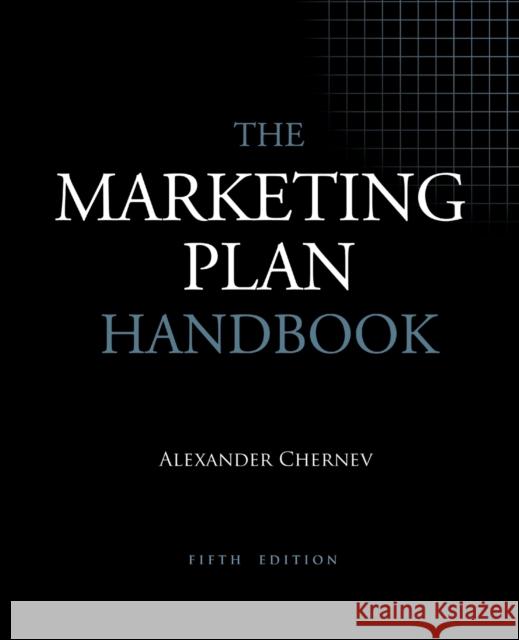 The Marketing Plan Handbook Alexander Chernev 9781936572557 Cerebellum Press