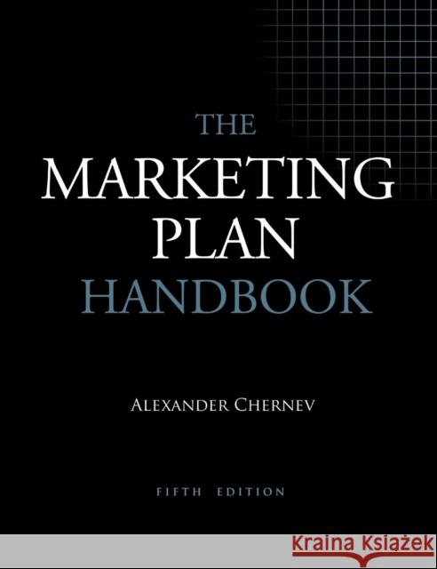 The Marketing Plan Handbook Alexander Chernev 9781936572564 Cerebellum Press
