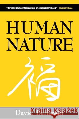 Human Nature David Berlinski 9781936599714 Discovery Institute