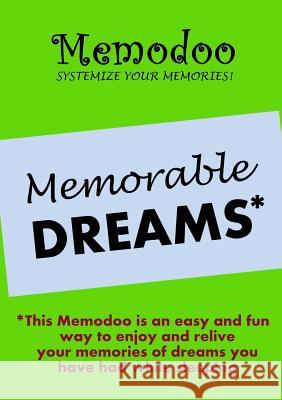 Memodoo Memorable Dreams Memodoo   9781939235121