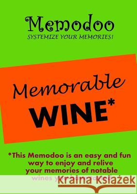 Memodoo Memorable Wine Memodoo   9781939235329