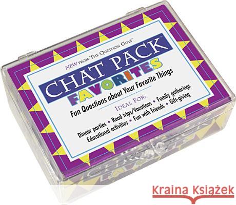 Chat Pack Favorites-156pk Bret Nicholaus Paul Lowrie Alison Brown 9781939532008 Questmarc Publishing